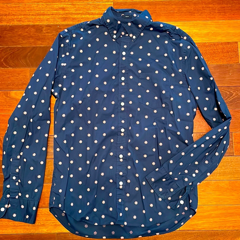 J Crew Slim Fit Dress Shirt